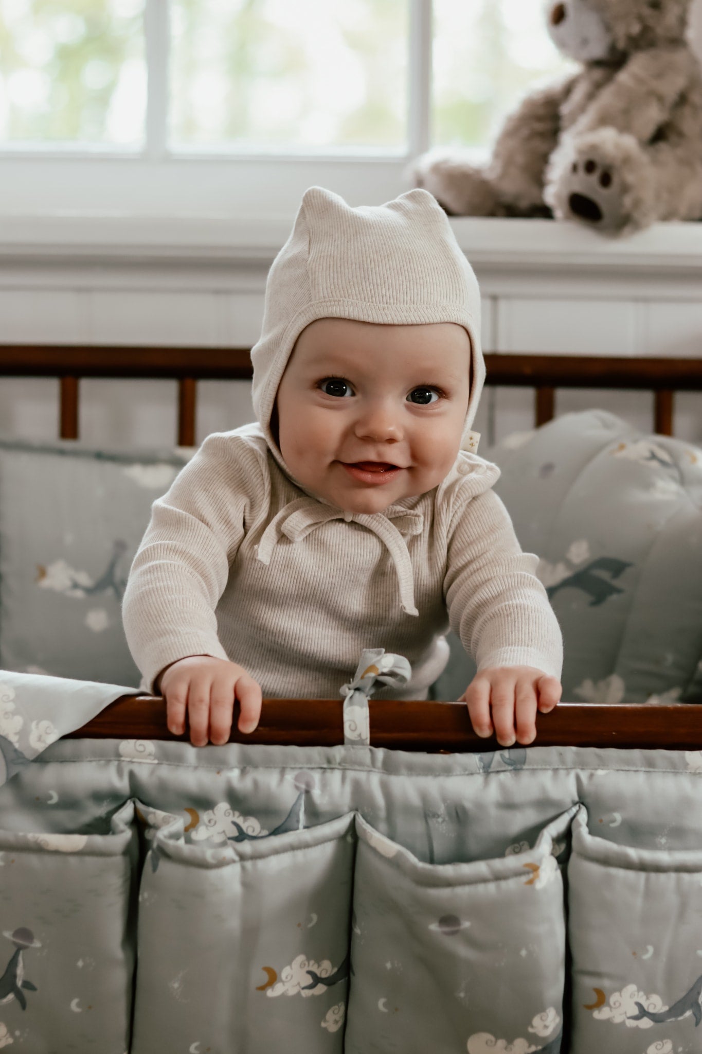 That's Mine Canna hjelm - Light brown melange - 95% Organic cotton / 5% elastan Buy Tøj||Alle||Favoritter||personale||Baby hjelme||alt minus sløjfe||Light brown melange||NOOS||3 for 2 i uge 7||Brown melange||mette-sale here.