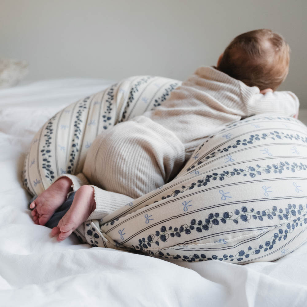 Moon nursing pillow - Sateen - Bell flower