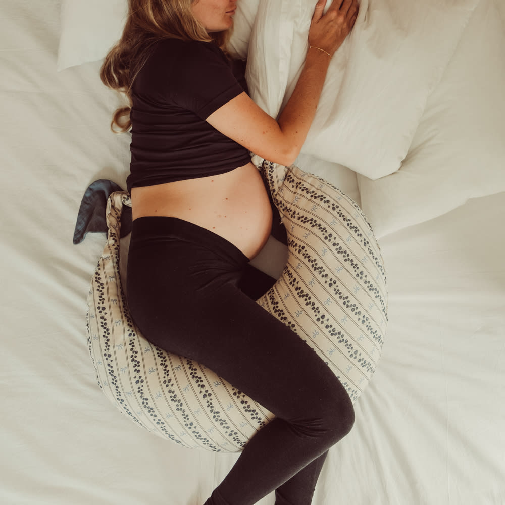 Moon nursing pillow - Sateen - Bell flower
