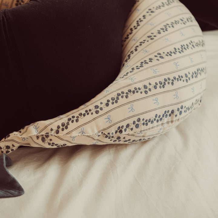 Moon nursing pillow - Sateen - Bell flower