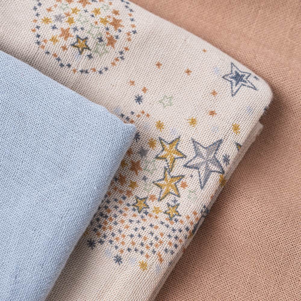 Bora muslin cloth 3-pack - Million stars