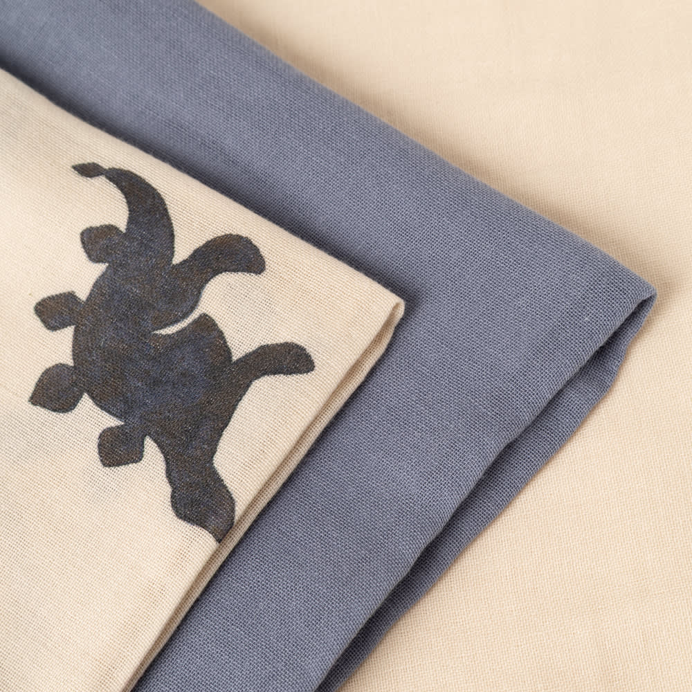 Bora muslin cloth 3-pack - Mono dino