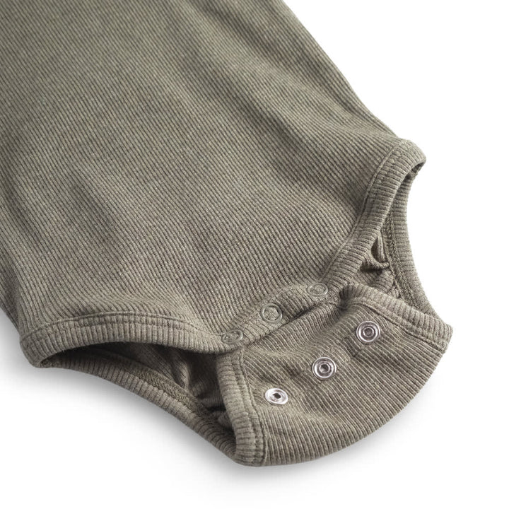 That's Mine Petra bodystocking - Green melange - 95% Organic cotton / 5% Elastane Buy Bodystockings||Undertøj||personale||Basics here.