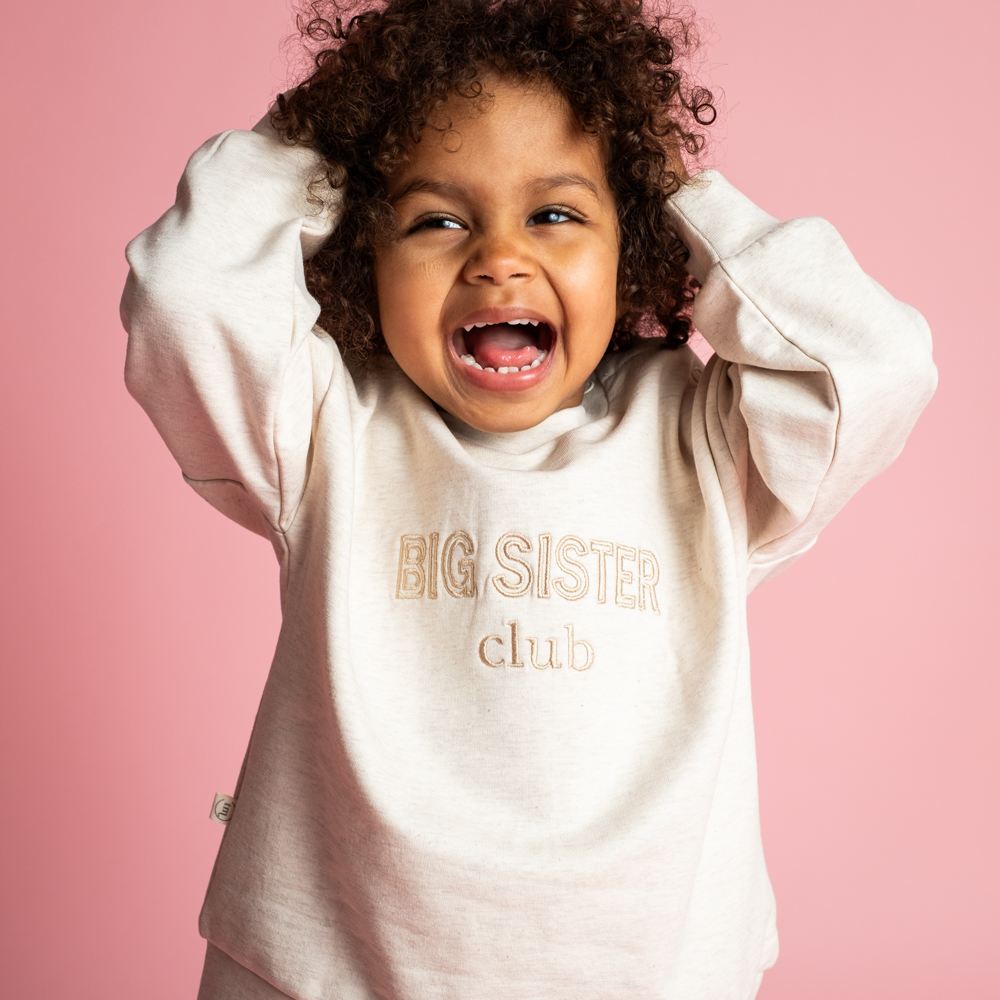 That's Mine Finley storesøster sweatshirt - Club - 95% Organic cotton / 5% Elastane Buy Overdele||Sweatshirts||Favoritter||NOOS here.