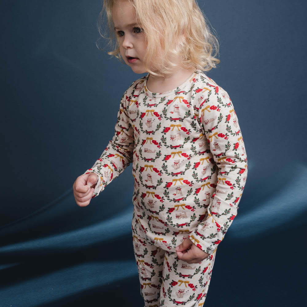 Emilio homewear set - Christmas wreath