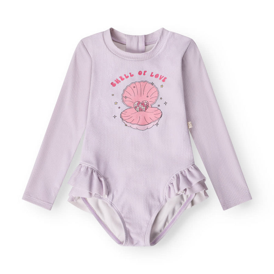 That's Mine Smilla badedragt - Shell of love - 85% Recycle polyester / 15% Elastane Buy Badetøj||personale here.