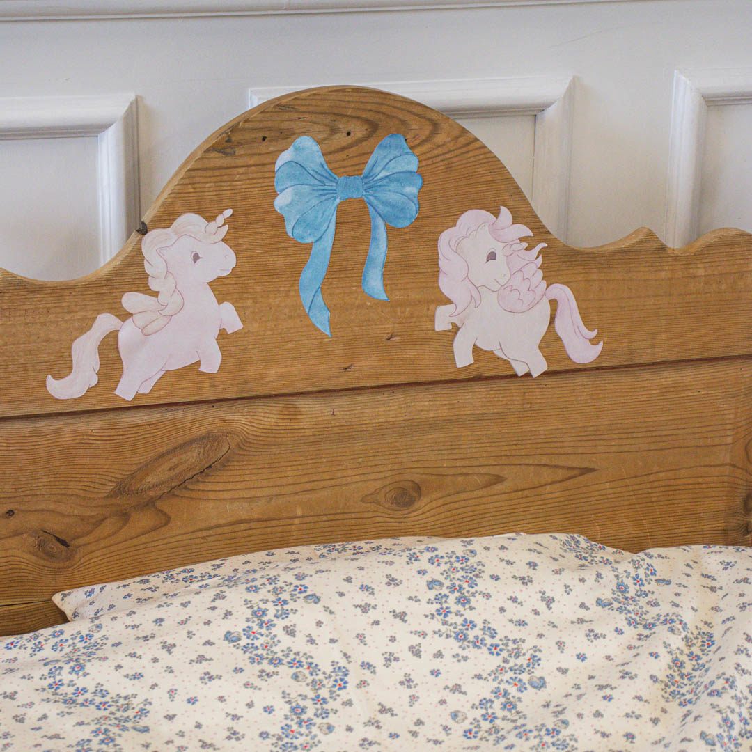 Wallsticker Unicorn twins - Rose