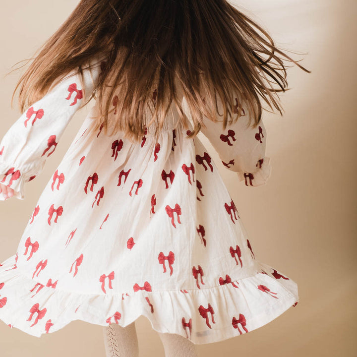 Sarah dress - Rouge boucle