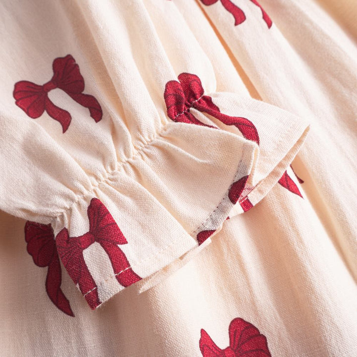 Sarah dress - Rouge boucle