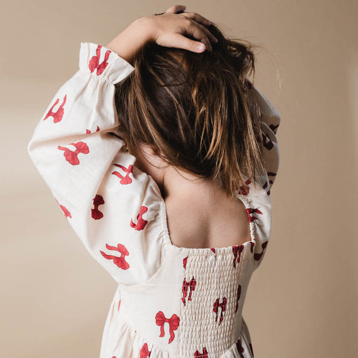 Sarah dress - Rouge boucle