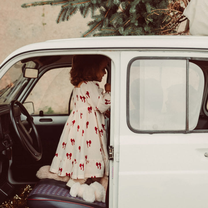 Sarah dress - Rouge boucle
