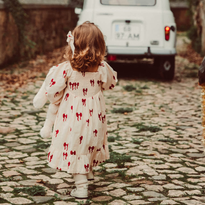 Sarah dress - Rouge boucle