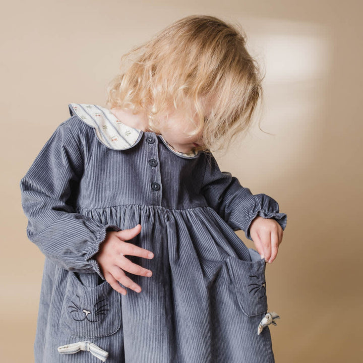 Rosalia dress - Flint stone