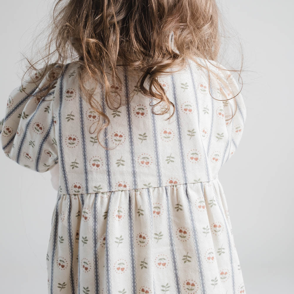 Flicka dress - Love berry