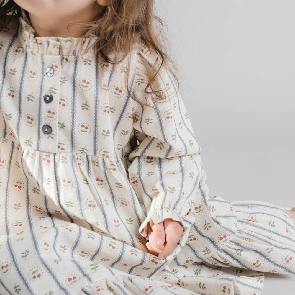 Flicka dress - Love berry