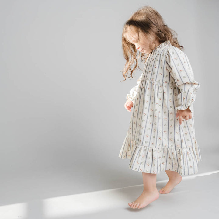 Flicka dress - Love berry