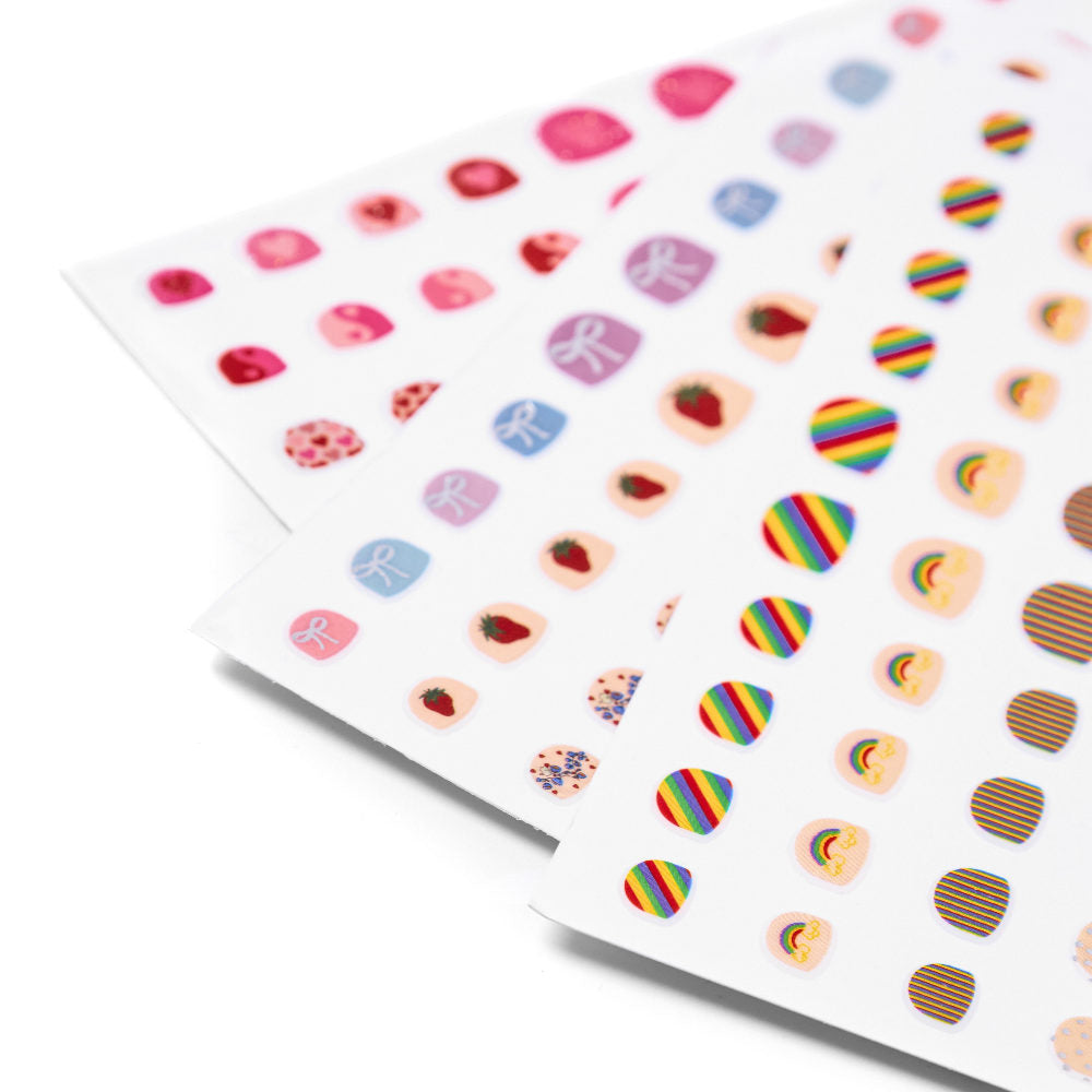 Nuri nail stickers - Red