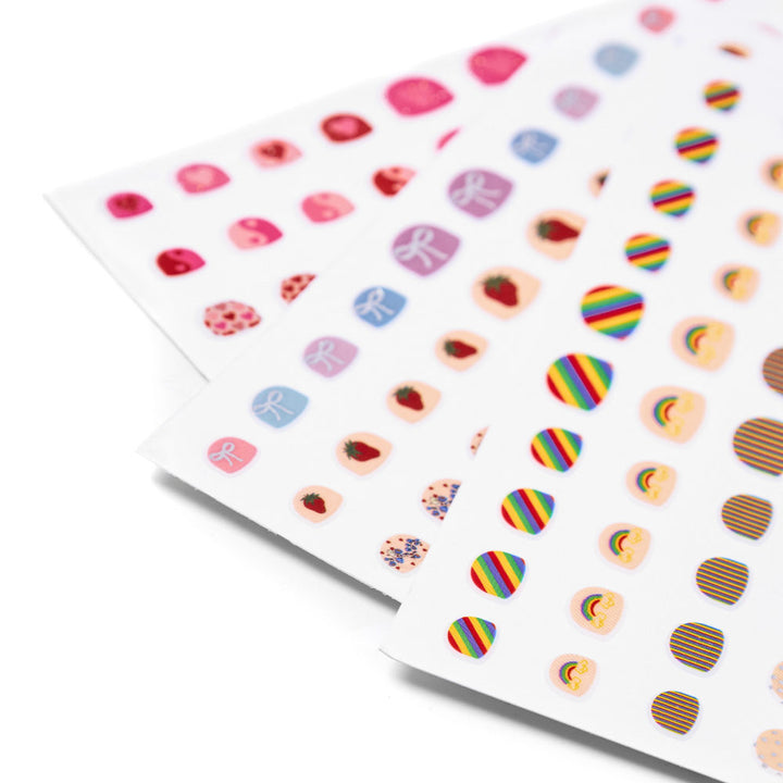 Nuri nail stickers - Red