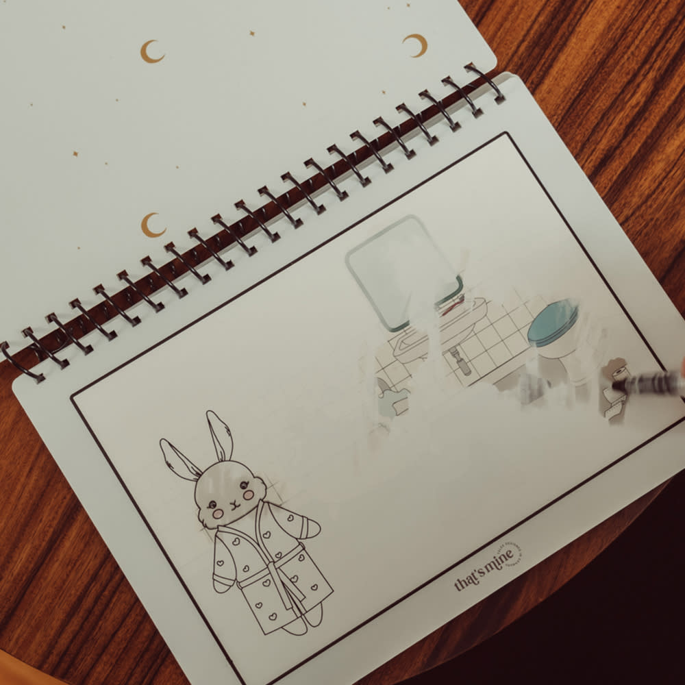 Drew water colouring book - Bunny