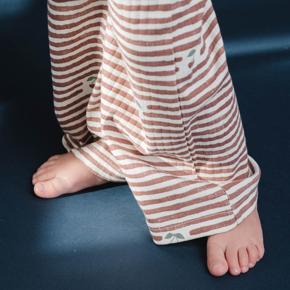 Juliane pants - Love berry stripe