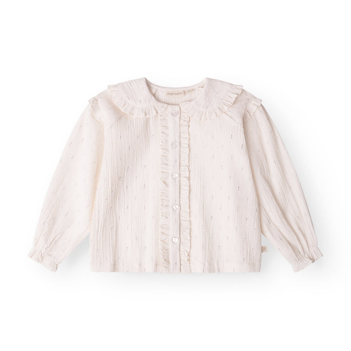 That's Mine Natalina shirt - Pristine creme - 100% Organic cotton Buy Overdele||Skjorter||personale||AW25 here.