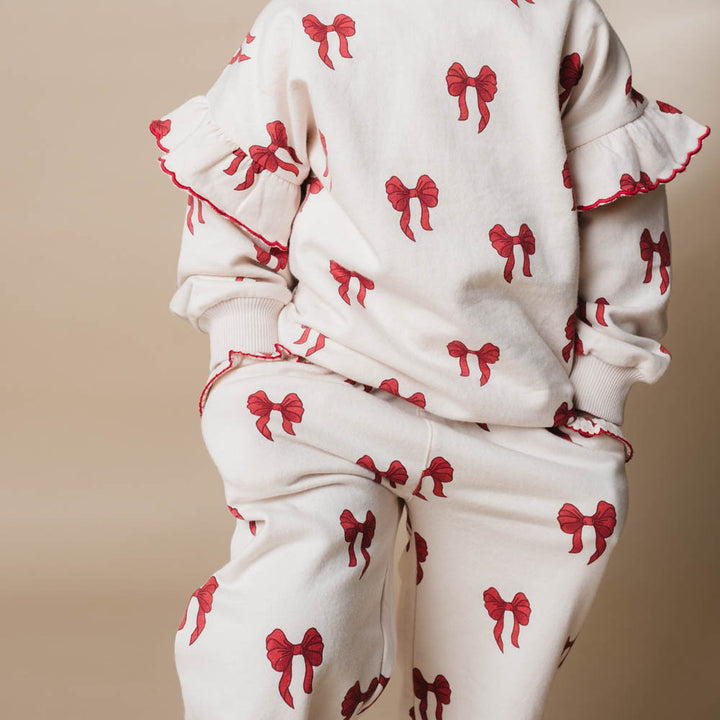 Amelia sweatshirt - Rouge boucle