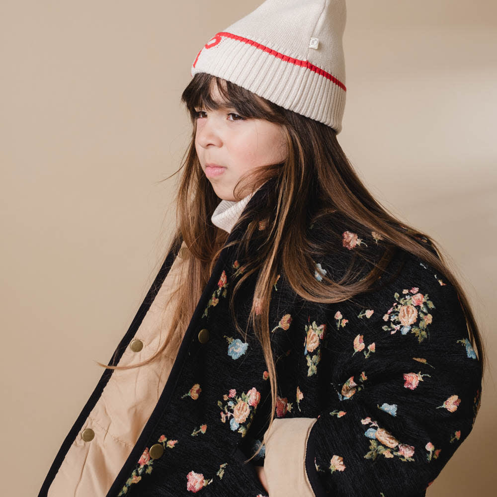Leonora beanie - Almond peach