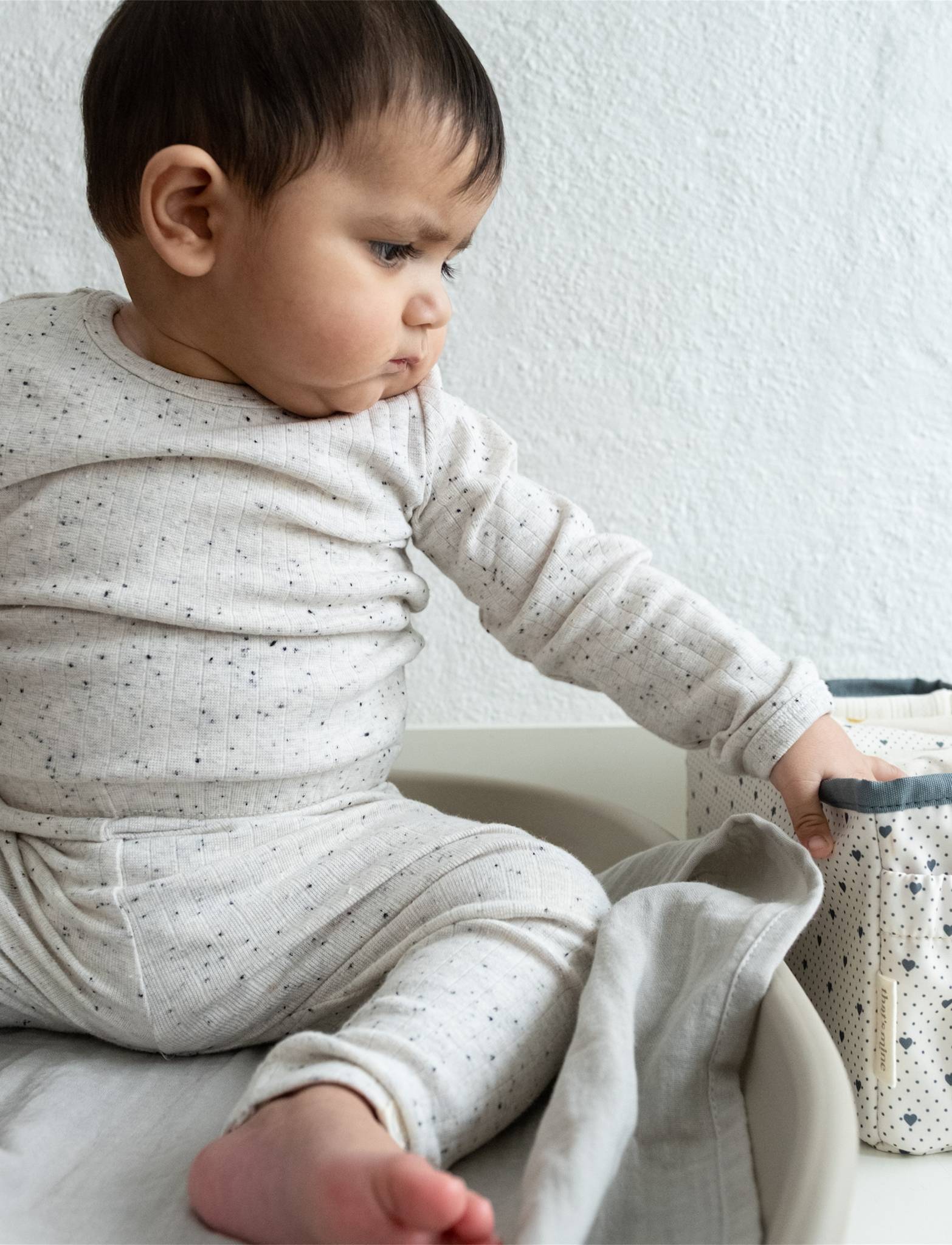 That's Mine Daniel leggings - Ercu melange - 5% Elastane 95% Organic cotton Buy Tøj||Leggings||Bukser og leggings||Bukser & shorts||Alle||Favoritter||personale||Baby essentials||Efterår & vinter 2025||alt minus sløjfe||NOOS||AW25 NOOS||mette-sale||Jersey||Jersey||Orderly Emails - Recommended Products||All here.