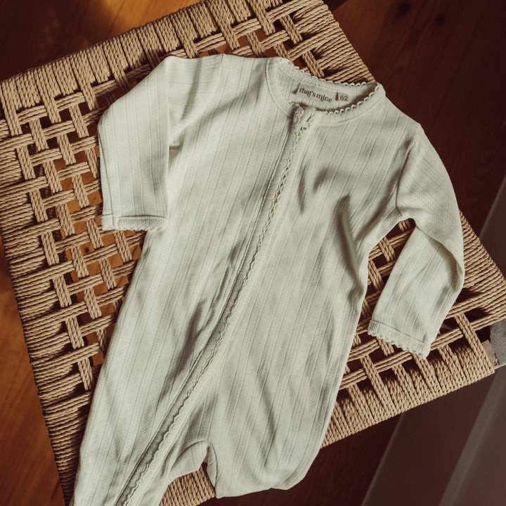 Allie onesie - Antique white