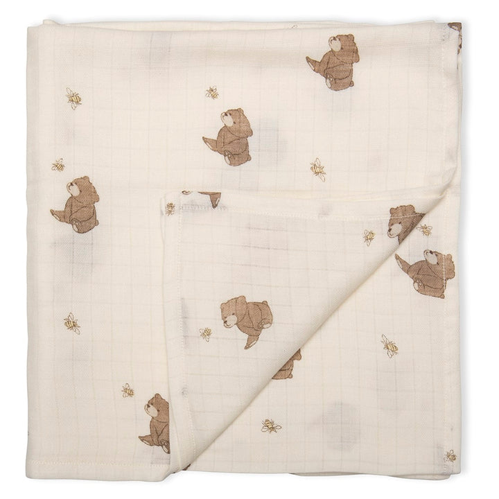 Jana muslin swaddle - Bees and bears