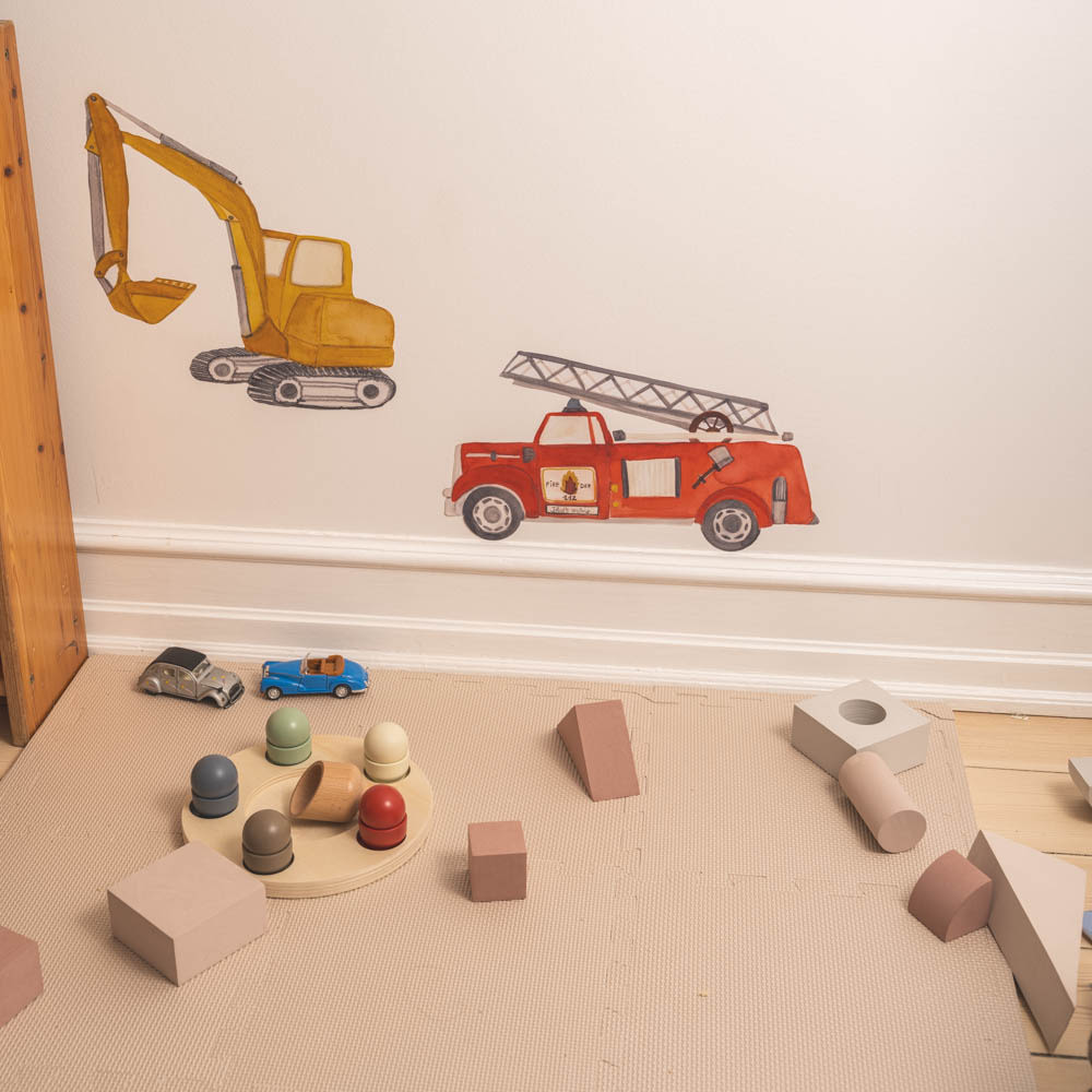 Wallsticker Fire truck - Multi