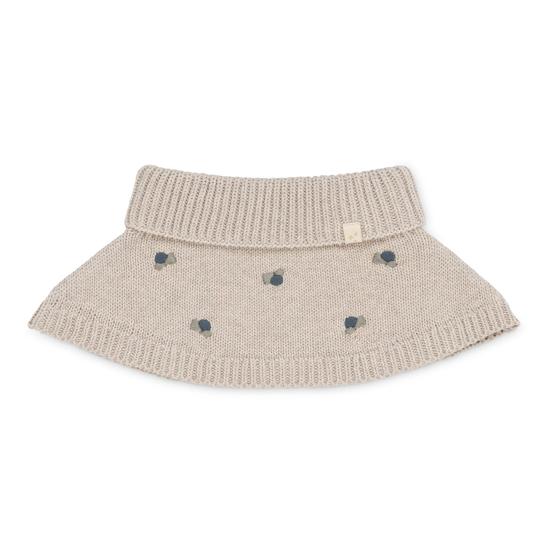 That's Mine Gorgette knitted neck warmer - Pistachio shell melange - 100% Organic cotton Buy Tøj||Alle here.