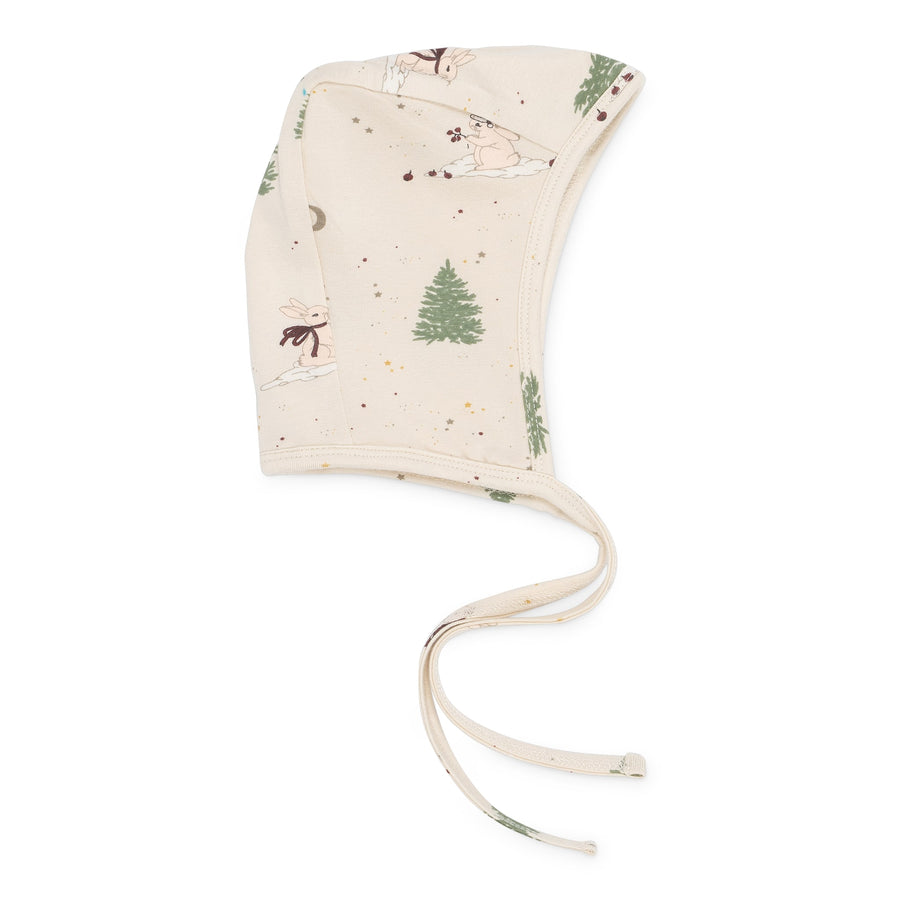 That's Mine Esme baby helmet - Christmas bunny - 48% Organic cotton, 47% Modal, 5% Elastan Buy Tøj||Baby hjelme here.