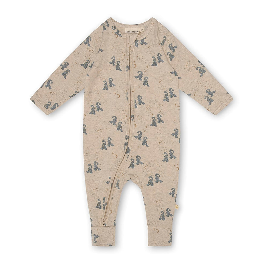 That's Mine Mathie onesie - Luna dragons - 95% Organic cotton / 5% Elastane Buy Tøj||Skjorter & toppe||Onesies||Basics til de små||Tøjbundle here.