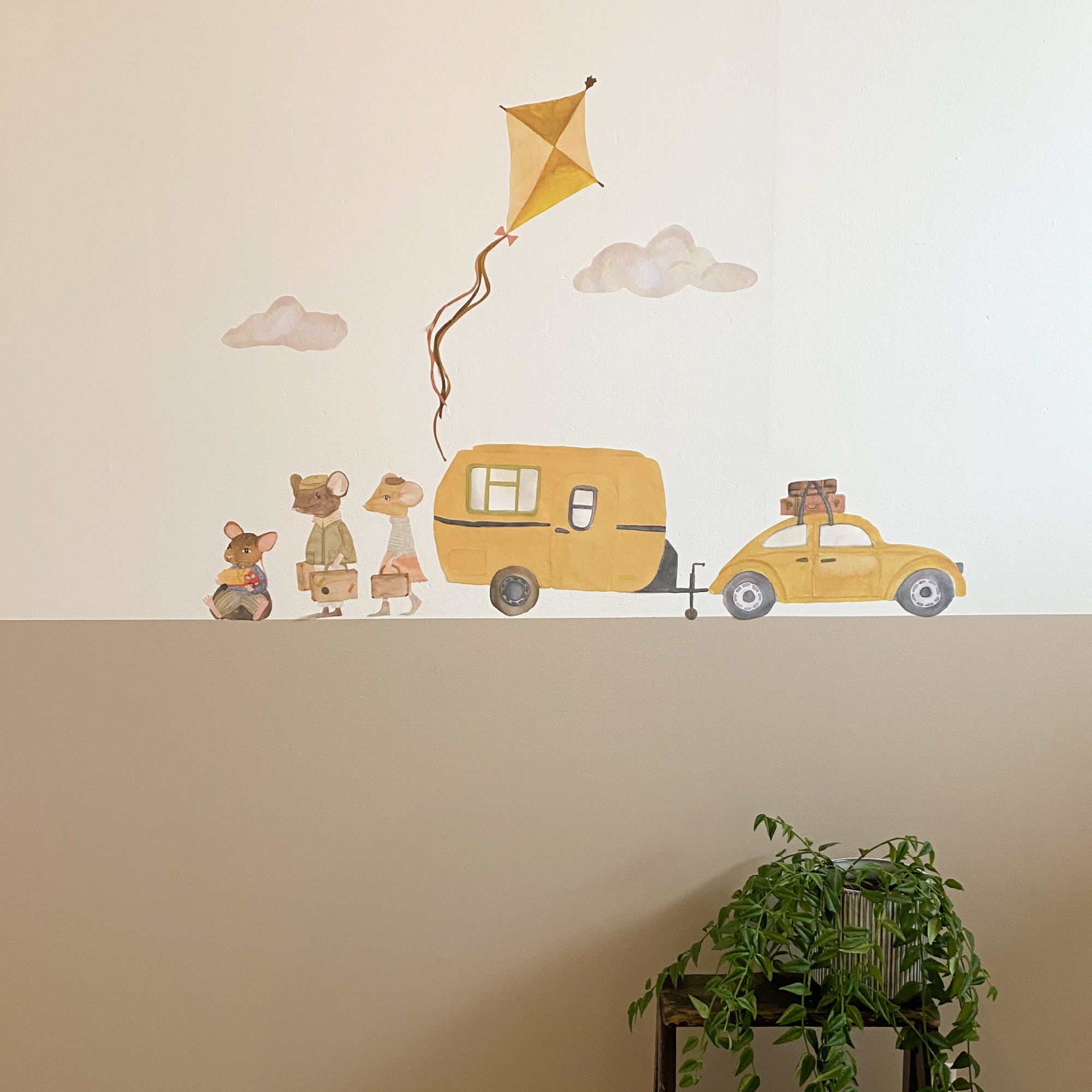 That's Mine Wallsticker Retro caravan - Multi - 100% Textile foil Buy Bolig & udstyr||Børneværelset||Wallstickers||Udsalg||Alle||Influencer choice||Wallsticker - bundle||Udsalg - bolig||alt minus sløjfe||5 for 399 - kæmpe bundle!||Wallstickers - køretøjer||Påskebundle||Summer Bundle||August bundle||mette-sale here.