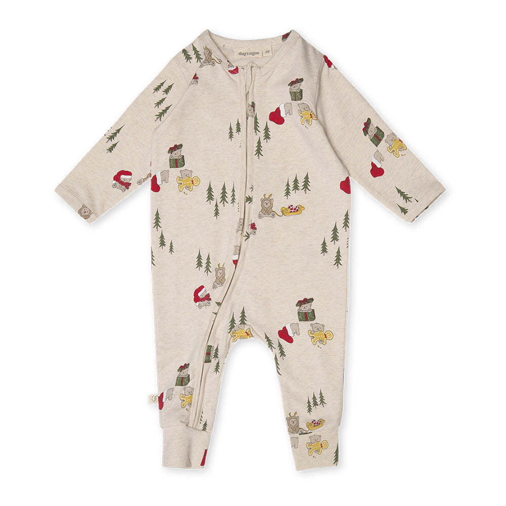 That's Mine Mathie onesie - Christmas polar bear - 95% Organic cotton / 5% Elastane Buy Tøj||Skjorter & toppe||Onesies||Alle||personale||Basics til de små||Efterår 2024 here.